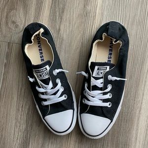 Black Slip On Converse Shoes Size